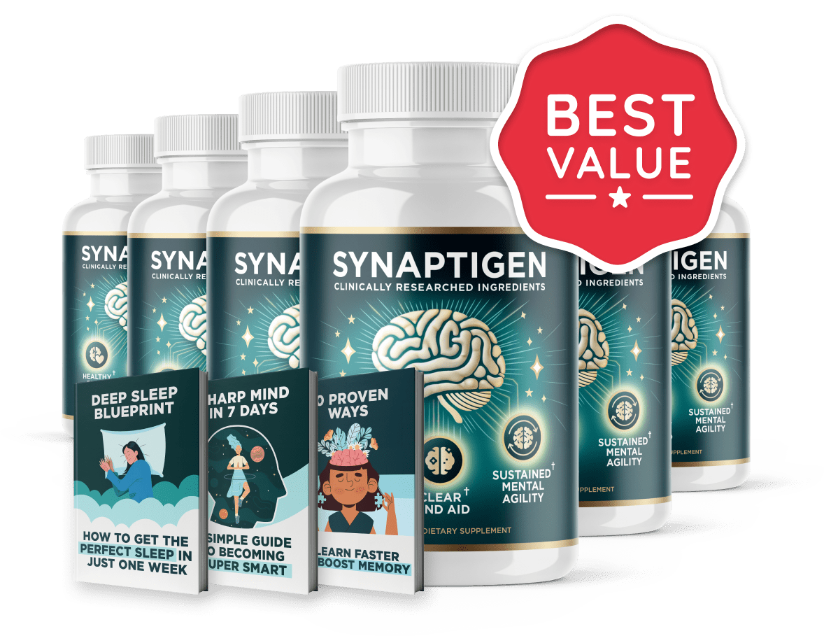 Synaptigen is a cutting-edge natural brain support formula designed to boost focus, memory, and mental clarity while protecting your brain from cognitive decline. Created with a blend of powerful plant extracts, amino acids, and essential nutrients, Synaptigen aims to support healthy brain function at every age — whether you’re a student, professional, or someone simply looking to stay mentally sharp. Unlike generic “brain boosters,” Synaptigen targets the root causes of brain fog and cognitive fatigue, including oxidative stress, nutrient depletion, and poor neural communication.